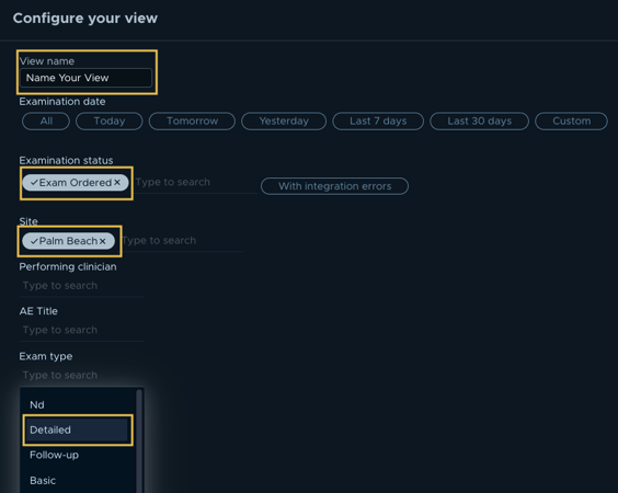 Create New View